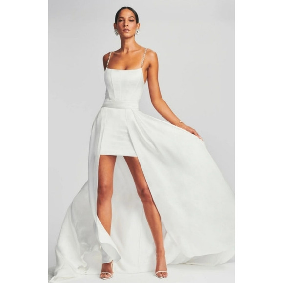 Retrofete Dresses & Skirts - Retrofete White Train for Evalina Dress Size Large *Train Only* Bridal Bride
